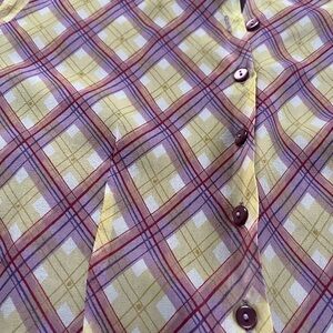 Silk Blouse - sz 6 100% Silk